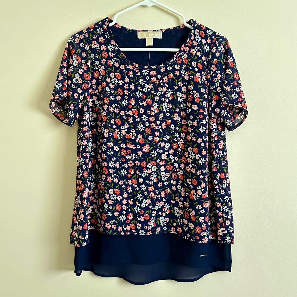 Michael Kors Floral Blouse